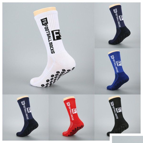 Спортивные носки fs Grip Football Sock Nock Anti-Slip для мужчин Женщины Женщины на открытом воздухе на открытом воздухе.