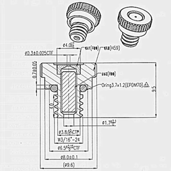 Su Sprey Nozul Sprinkler Misting Soğutma