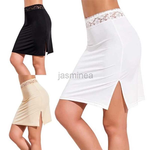 Vestidos sexy urbanos Meio slips para mulheres Underskirt Vester Extender Lace Waistband Mini Skirt 2443