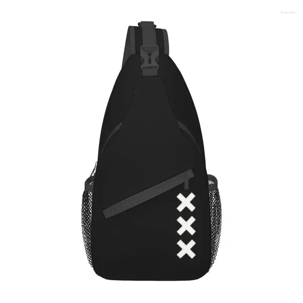 Rucksack Amsterdam Andreas Cross Sling Crossbody Chest Bag Männer Mode Niederlande Schulter zum Reisen