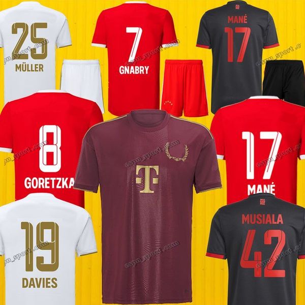 Economico 22 23 Bayern Monaco di calcio maglia Gravenberch Sane Muller Davies Kimmich Football Shirts New Men Kid Kit Kit Kit Oktoberfest Bayern Jesey Bayern Shirts 052166