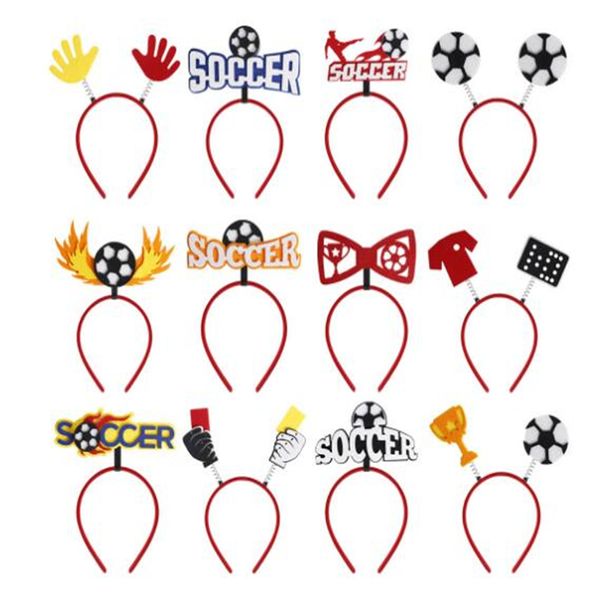 Neuer Fußballstadband Europäischer Cup Football Theme Party Decoration Supplies Fan Boosting Prop AB84