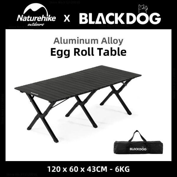 Arredamento naturalehikeblackdog in alluminio esterno in lega di uova tavolo da campeggio portatile da campeggio mobili da campo esterno