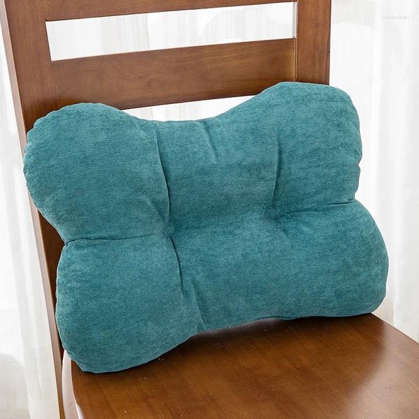 Travesseiro moderno simples cor sólida moda de forma decorativa macia cadeira de cadeira de assento de assento na janela de backrest travesseiros decoração de casa