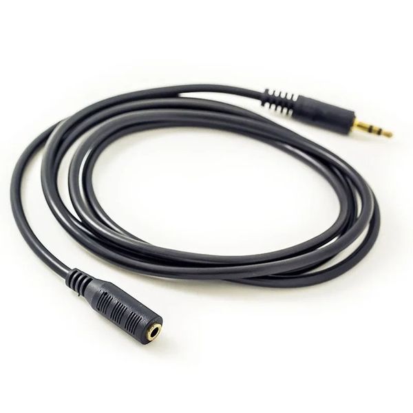 1,5 метра Audio Extension Cable 3,5 мм разъем для мужчин и женского кабельного кабеля Audio Extender для компьютерных мобильных телефонов Усилитель