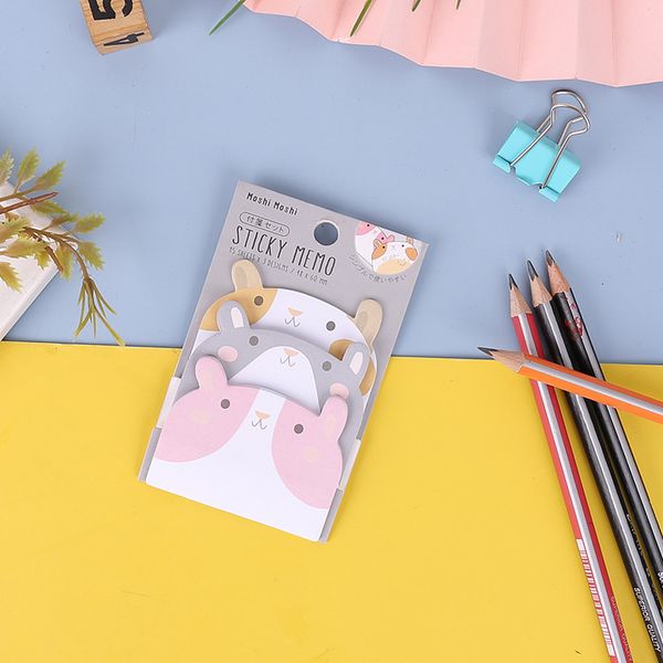 1 Stück Lytwtws Klebstoff Kawaii Tiere Schwein Sticky Notes Notepad Memo Pad Office School Versorgung Schreibwarenaufkleber