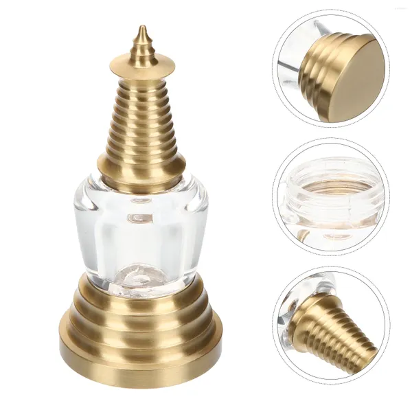 Вазы украшения Stupa Brass Decor Всемирно известный здание модель духовные чары для изготовления ювелирных изделий