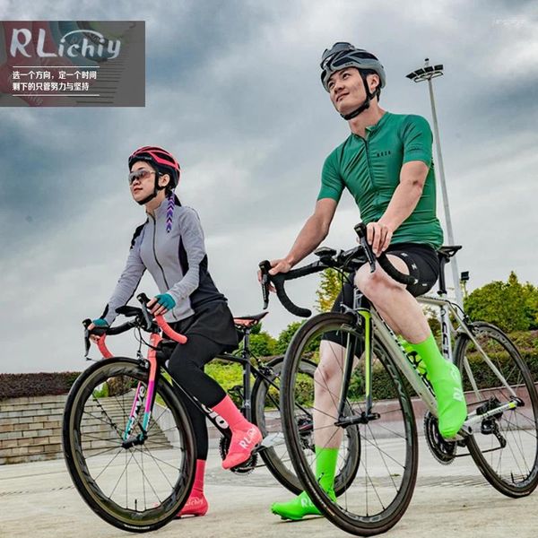 Radsportschuhe Richy Silikon Regenschuh Cover Road Mountainbike im Freien Windschutz warm warmes Fahrradschloss Schritt