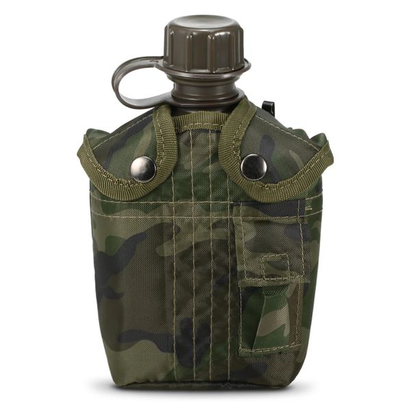 Lieferungen 1L Outdoor Military Kantine Flasche Camping Wander Rucksack überleben