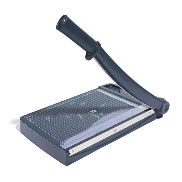 Mini Mini Paper Trimmer Guillotine Cutter A4 Comprimento de papel de desktop Máquina de corte de papel com cabeça de cortador de segurança para papel de papel artesanal foto