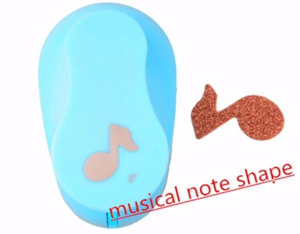 Fotografie kostenloses Schiff 2 Zoll Musical Note Eva Foam Hole Punch handgefertigtes Karten/Papier Puncher DIY Geschenk Sammelalbum Musik Craft Punch Hine