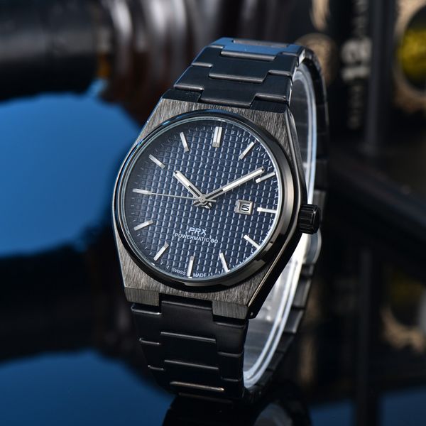 Luxury Watch Band hochwertige Männer Designer Uhren Gold und grüne Herren Uhren 40mm Quarz Uhr Edelstahl Uhrengurt Schwarzes Gurt Gold und Schwarz Montre de Luxe