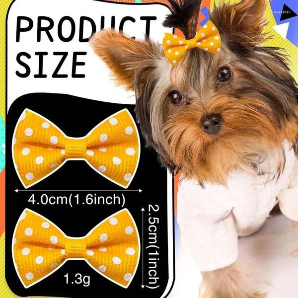 Dog Apparel Pet Multi Colored Polka Dot Decorações fofas DIY DIY