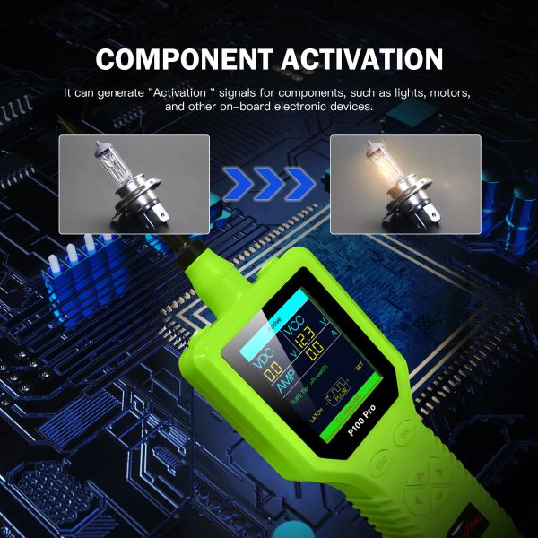 Оригинальный Topdiag P100 Pro Car Electric Circuit Tester Diagnose Car 12 В 24 В аккумулятор Automotive диагностический инструмент