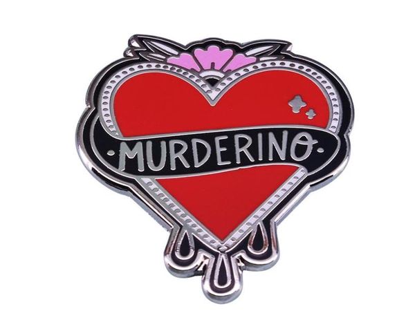 Wahre Kriminalität Emaille Pin Serial Killer Badge Morde Emaille Pin Aufenthalt Sex Schmuck Geschenk 9 Farben6088389