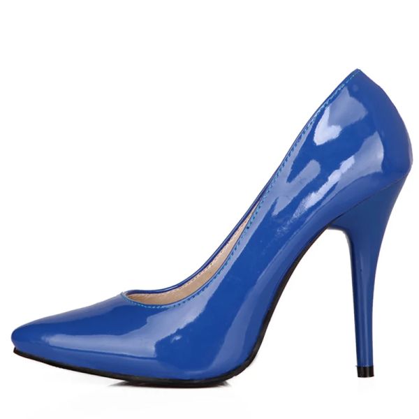 Stivali Eleganti tacchi alti verdi Pompe scarpe da donna nuda blu rosso da donna scarpe da sposa delle feste da donna da donna di grandi dimensioni 45 zogeer