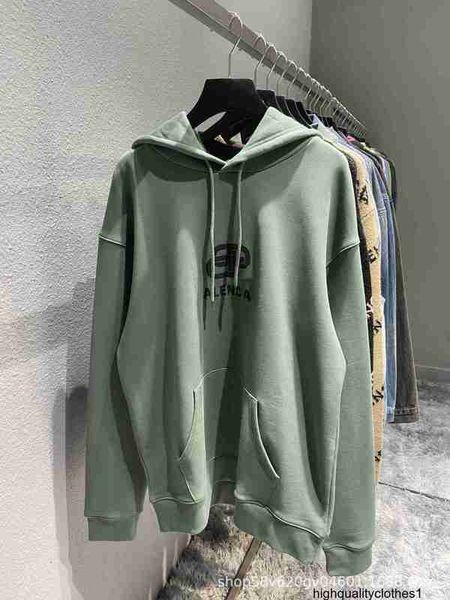 Designer High Version Tide Brand B Family Lock Loop Hoodie Ins Moda Avant-Garde Impressão Requintada Longe Off Sweater do casal Vwvy