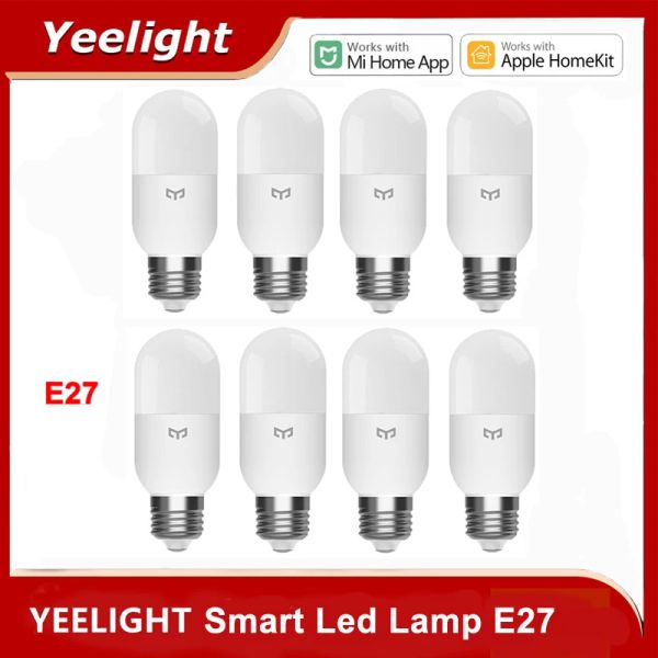 Controle Yeeelight Smart LED Lamp M2 Bluetooth Mesh E27 Dimbare Lâmpada de Lâmpada de Lâmpada Luz de App Control Mi Homekit Homekit