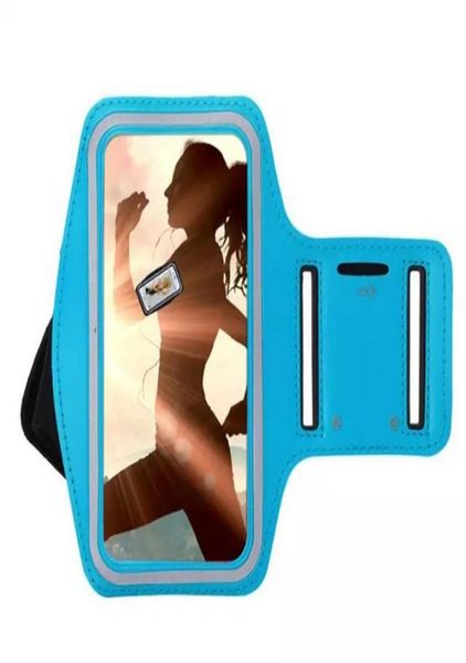 Braçadeira esportiva suporte para celular, bolsa de corrida ao ar livre para smartphone, à prova d'água, faixa de braço para corrida noturna case5659482