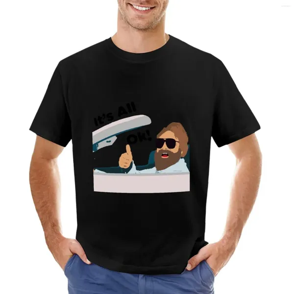 Herren -Tanktops Es ist alles in Ordnung - Alan T -Shirt Plus Size Anime Kleidung einfache T -Shirts Männer Männer