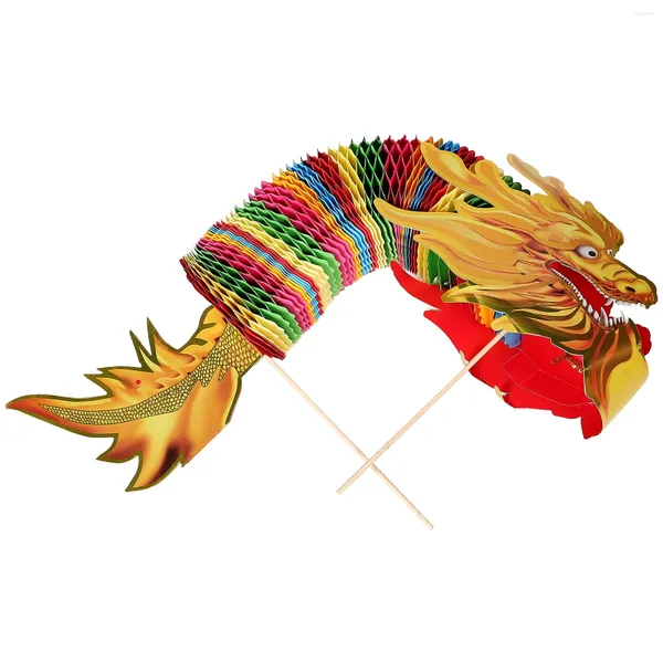 Dekoratif figürinler Çin dekorasyon bahar festivali ejderha yılı parti süsü için