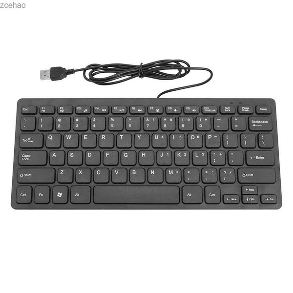 Teclados que vendem o teclado multifuncional K1000 Ultra-fino Mini-teclado com fio de teclado com fio USB de teclado de teclado de teclado aquático com fios de teclado a água teclado