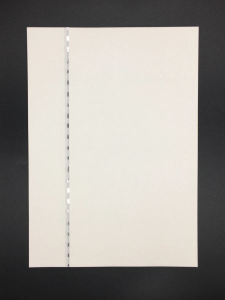 Pinsel 105 GSM, 100% hölzerne Zellstoffpapier A4 Größe 210*297 mm, weiße Farbe halbembedingter Sier -Streifen mit Blumenwasserzeichen 10 Blätter Lyyt013