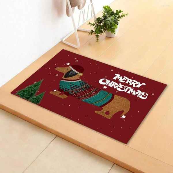 Tappeti tappeti tappeti festivi tappeti camion retrò porormati di Natale divertimento tappeti di benvenuto per animali per uso interno/esterno
