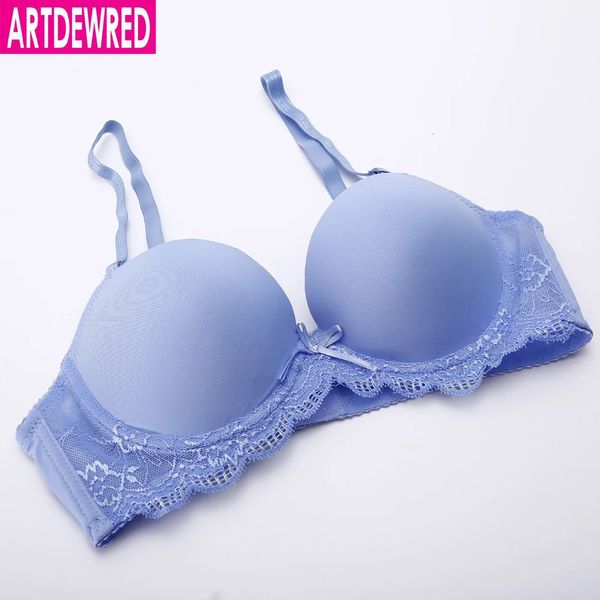 Женские бюстгальтеры подталкивают для сексуального обложки A B C Cup Bras Solid Breadless Bralette Top Lingerie Ultrathin Leblebear 240326