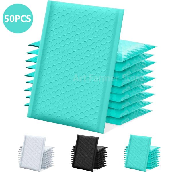 Mailer 50pcs Lieferpaket Verpackung Verpackung Green Bubble Envelope Small Business Supplies Versandbeutel Packsack Mailing Mailing Office