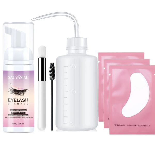 Pincéis Lanthome Shampoo Extensão de Extensão de Cleanser para Mulheres Removedor de Maquiagem Cole