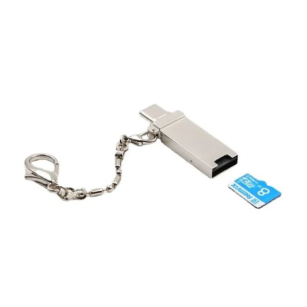 2024 Nuovo nuovo lettore di schede Micro SD/TF Type C Multi Memory Card Reader per MacBook o Smartphone con USB-C Interface per Smartphone USB-C