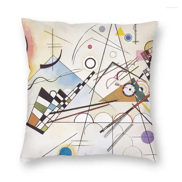 Kissen Wassily Kandinsky Cover Home Decorative Druckzusammensetzung VIII Wurf für Sofa doppelseitig