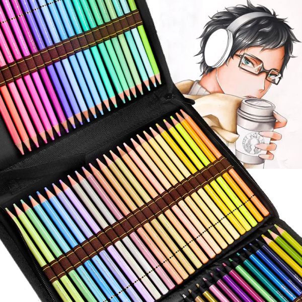 Карандаши Kemila 50 Colors Oil Pastel Cronged Pencil 14pcs 2b 12b Sketch Ярко -цветный карандаш для рисования школьных студенческих товаров искусства