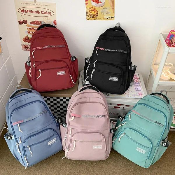 Zaino da donna per le spalle borse per bambini con sega a pchiera in nylon casual zaino per adolescenti scolastici zaino per ragazze bolsa femminina mochilas para mujer