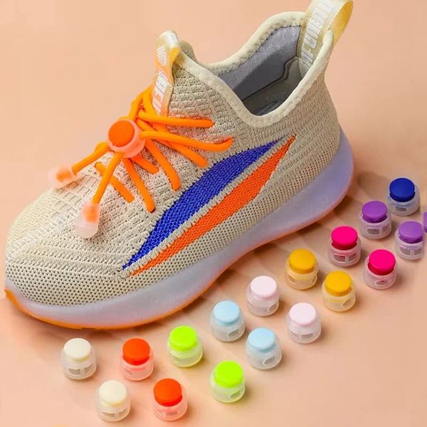 Sneaker Shoelaces elastici senza cravatta per bambini e corde di scarpe da bloccaggio pigro veloci per adulti 240321