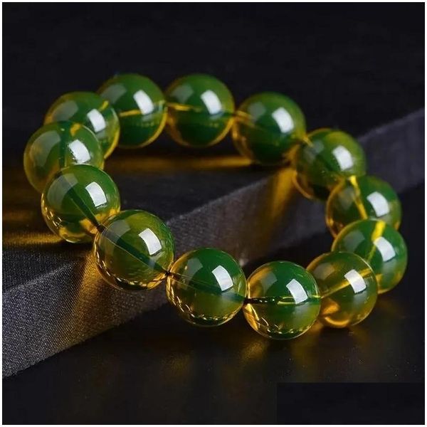 Bracelets de charme México Purificação de água Blue Pearl Beex Breads Amber Circle para homens e mulheres com jóias de entrega de gota de mão DHEV7