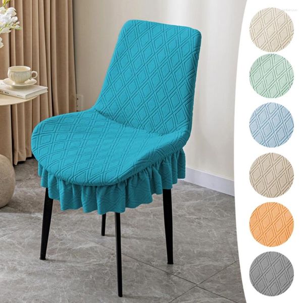 Stuhl Deckt mit elastischer All -Inclusive -Deckung Offfice Home Rhombus Textil Sitzkissen unregelmäßiger staubdicht