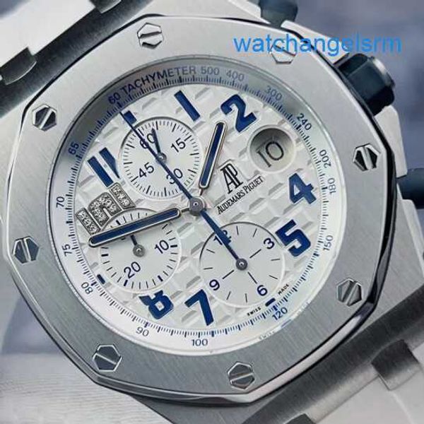 Athleisure AP Orologio da polso AP Epic Royal Oak Offshore Series 26197st Dial con funzione di distribuzione intarsio Diamante Orologio meccanico per uomini