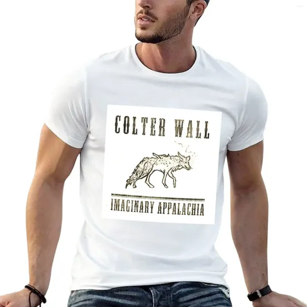 Tanques masculinos Tops Colter Wall T-shirt Summer Top Anime para um garoto T T CHISTH MEN GRAPHIC