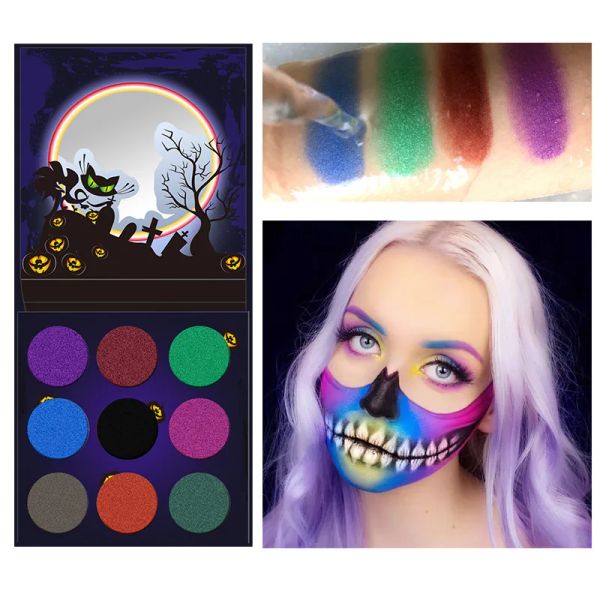 Eyeliner 9 Colours Makeup Eyeshadow Palette Halloween Palette ILTTER IMMADOW COSMETICI COSMETICI BEATTUA