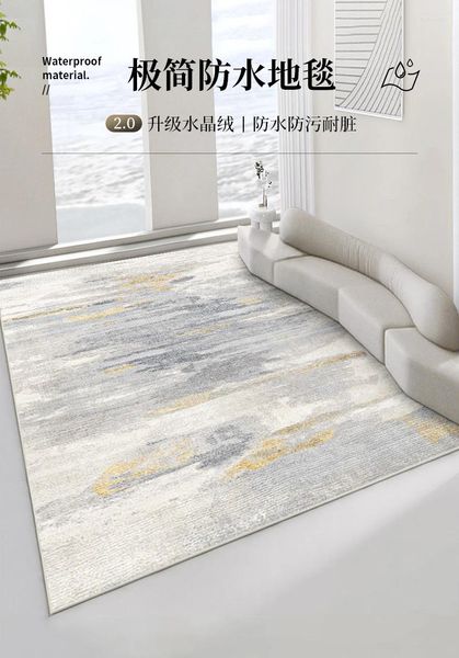Tappeti D918 Soggiorno tappeto camera da letto Luce di lusso di lusso tappetino da pavimento in stile antico