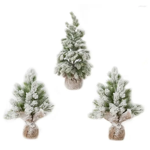 Fiori decorativi albero di Natale artificiale con arredamento per decorazioni per paesaggi leggero a led per le forniture per la sala da pranzo del ristorante goccia per feste