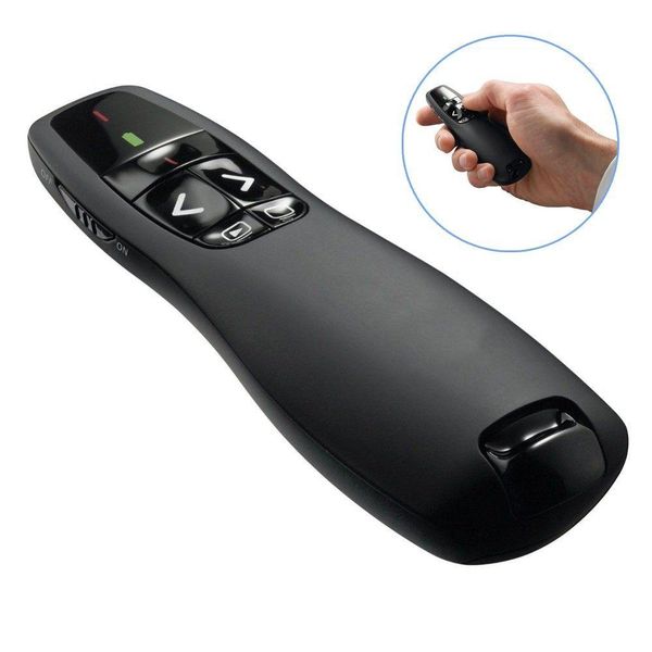 Laser -Pointers 2,4 GHz USB Wireless Moderator Red Stift Zeiger PPT -Fernbedienung mit Handheld für PowerPoint -Präsentation mit Bereich von OTCCP