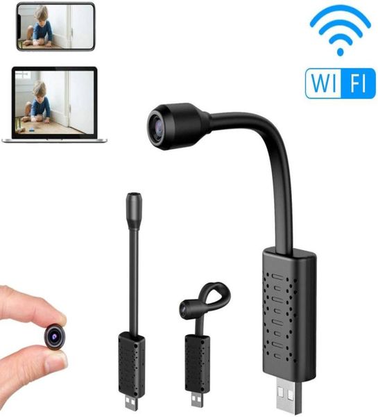 Mini usb wifi câmera de vigilância vídeo pequenas câmeras ip cctv sem fio hd casa inteligente v380 pro registro cartão sd armazenamento em nuvem8544984