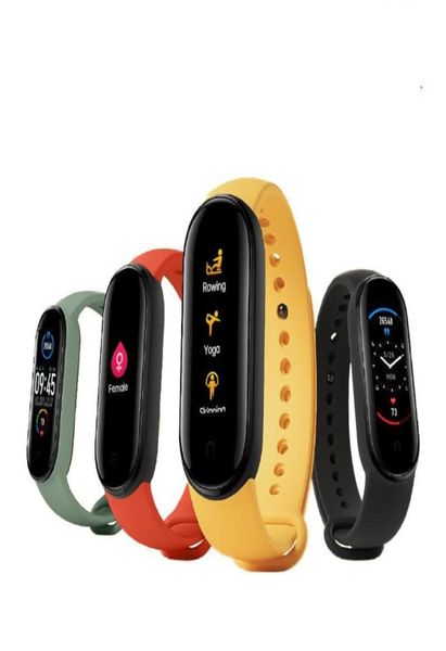 Braccialetto intelligente Mi Band 6 SmartWatches Touch screen a 4 colori Miband 5 Fitness Traccia dell'ossigeno nel sangue Monitor della frequenza cardiacaSmartba6381971