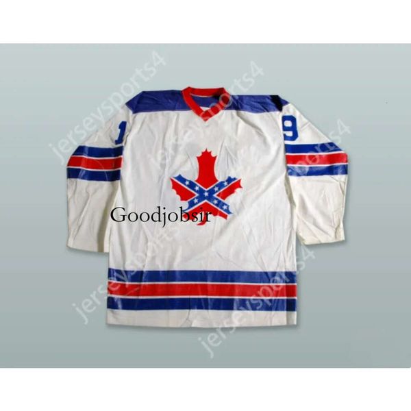 Gdsir Custom WEISS ROANOKE VALLEY REBELS 19 HOCKEY JERSEY NEU Top Ed S-M-L-XL-XXL-3XL-4XL-5XL-6XL