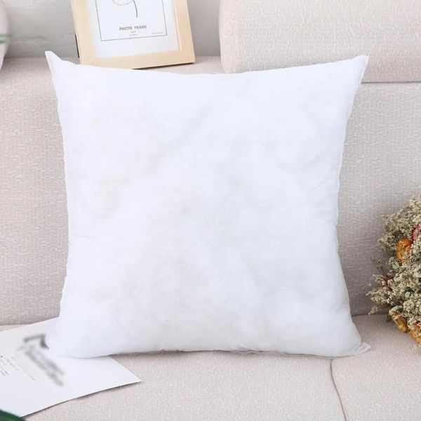 Yastık beyaz dokuma olmayan yastık çekirdek iç ev dekoru yumuşak iç sağlık hizmeti doldurma koltuğu 45 45cm