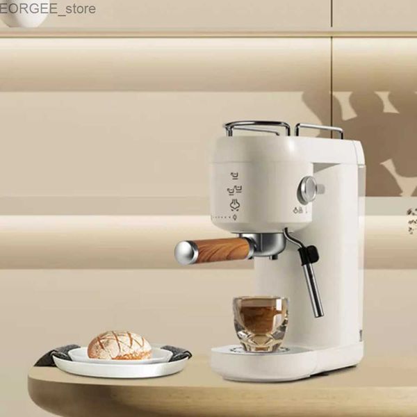 Кофе-производители итальянская кофемашина Домашняя полуавтоматическая 20 барной пены с регулируемой паровой ручкой Espresso y240403