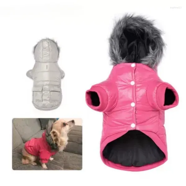 Abbigliamento per cani Abbigliamento inverno inverno autunno e giù cucciolo cucciolo di cofano freddo di cotone piccolo